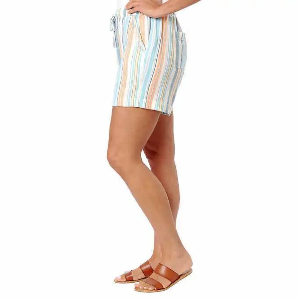 Briggs Ladies' Linen Blend Pull-On Shorts